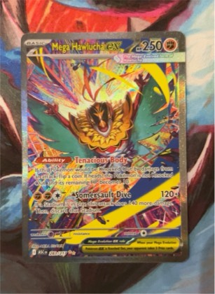 Mega Hawlucha ex, graded 9.5