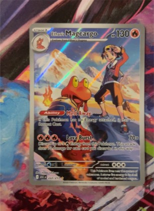 Ethan's Magcargo, graded 9.0