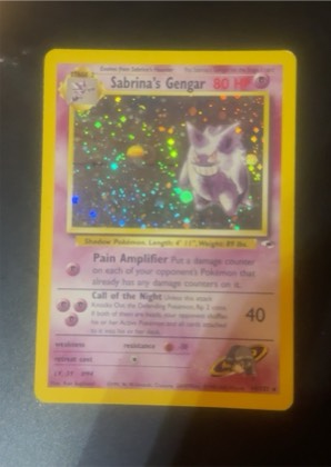 Sabrina's Gengar, graded 7.5