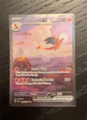Charizard ex graded 9