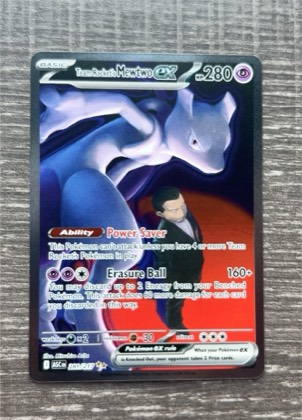 Team Rocket's Mewtwo ex, graded 9.5