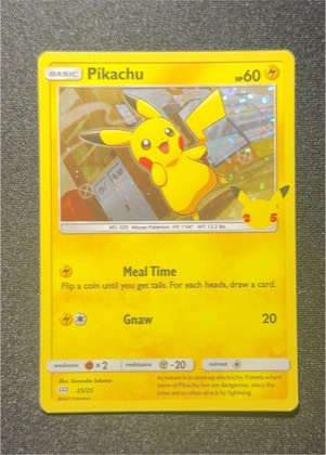 Pikachu, graded 9.5