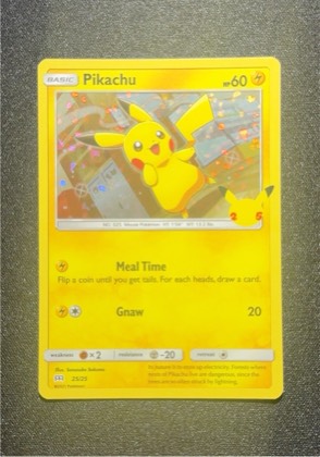 Pikachu, graded 9.5
