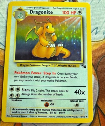 Dragonite (4), graded 9.5