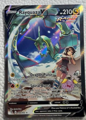 Rayquaza V (Alternate Full Art), graded 9.5