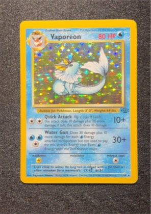 Vaporeon (12), graded 8.5