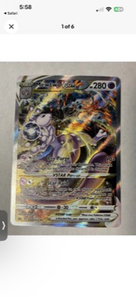 Mewtwo VSTAR graded 9