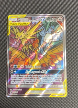 Moltres & Zapdos & Articuno GX, graded 9.0