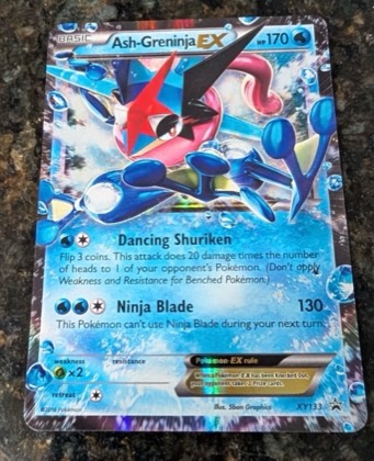 Ash-Greninja EX - XY133, graded 7.0
