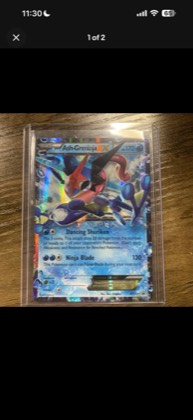 Ash-Greninja EX - XY133, graded 8.5