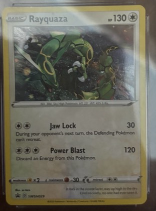 Rayquaza - SWSH029, graded 8.5