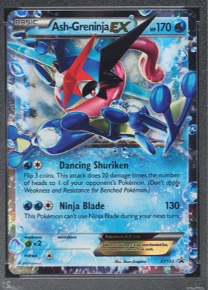 Ash-Greninja EX - XY133, graded 9.5