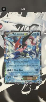 Ash-Greninja EX - XY133, graded 8.5