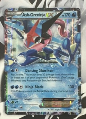 Ash-Greninja EX - XY133, graded 8.5
