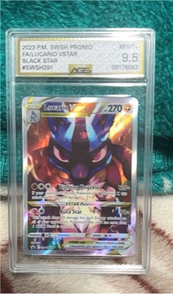 Lucario VSTAR - SWSH291, graded 9.5