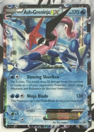 Ash-Greninja EX - XY133, graded 8.5