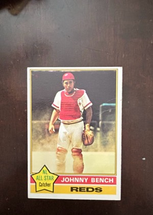 Johnny Bench, graded 7.5