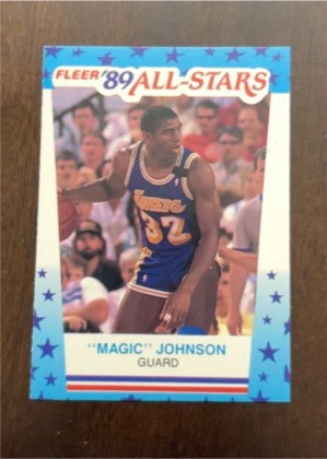 Magic Johnson, graded 7.5