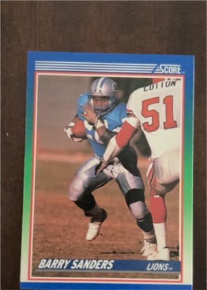 Barry Sanders graded 6 & below