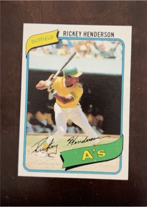 Rickey Henderson graded 7