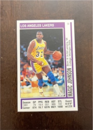 Magic Johnson, graded 7.5