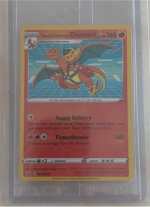 Special Delivery Charizard - SWSH075 graded 9
