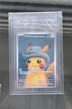 Pikachu with Grey Felt Hat, graded 9.0