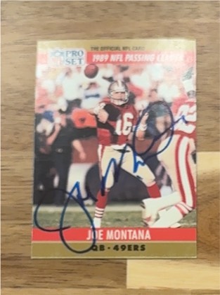 Joe Montana, graded 7.5
