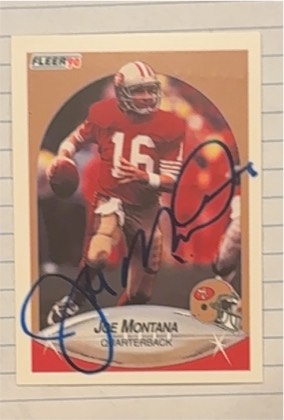 Joe Montana graded 8.5