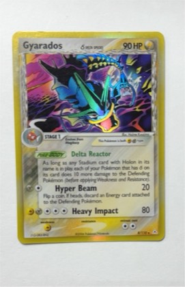 Gyarados (Delta Species), graded 7.5