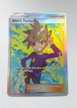 Blue's Tactics (Full Art), graded 9.5