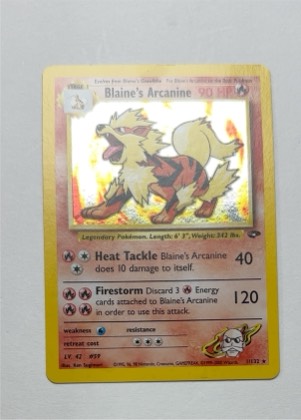 Blaine's Arcanine, graded 5.0
