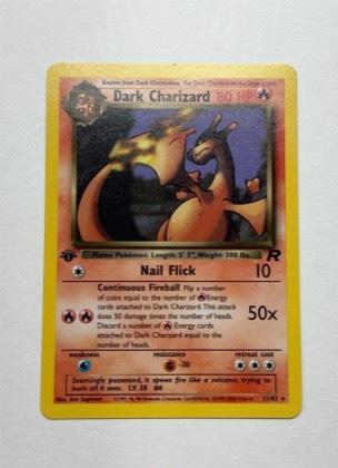 Dark Charizard (21) graded 6 & below