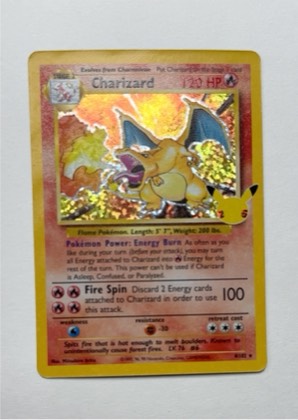 Charizard graded 8