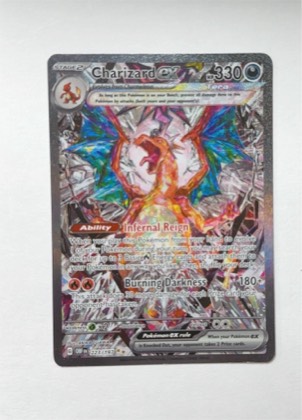 Charizard ex, graded 8.0