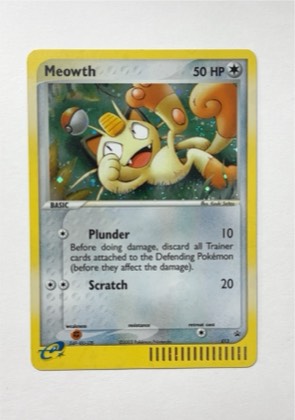 Meowth - 013 (EX Series Collector's Tin), graded 8.5
