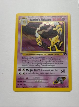 Sabrina's Alakazam graded 6 & below