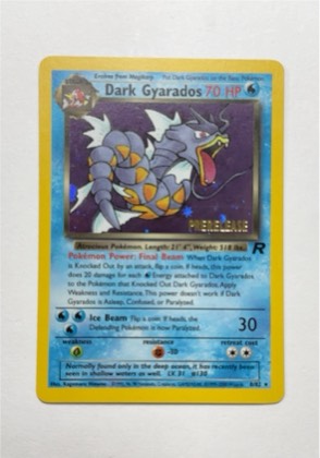 Dark Gyarados (Prerelease), graded 7.0