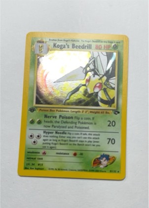 Koga's Beedrill, graded 5.0