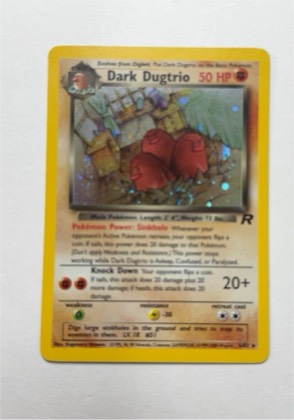 Dark Dugtrio (6), graded 7.0