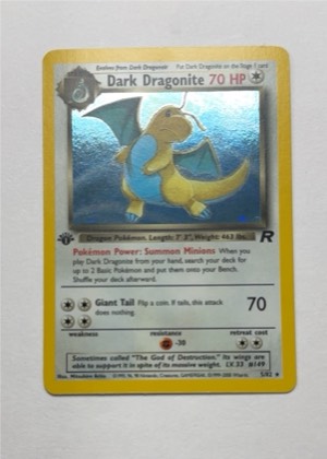 Dark Dragonite (5), graded 7.0