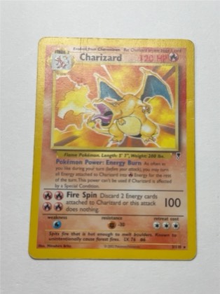 Charizard, graded 4.5