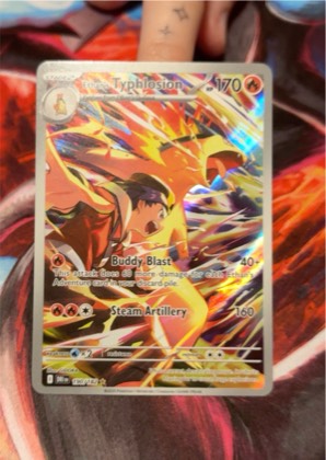 Ethan's Typhlosion, graded 8.5