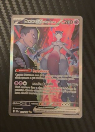 Team Rocket's Mewtwo ex, graded 7.5