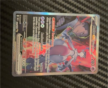 Team Rocket's Mewtwo ex, graded 8.0