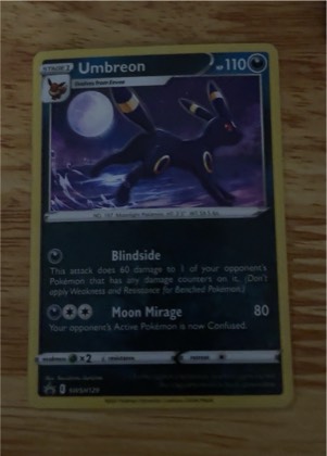 Umbreon - SWSH129, graded 8.0