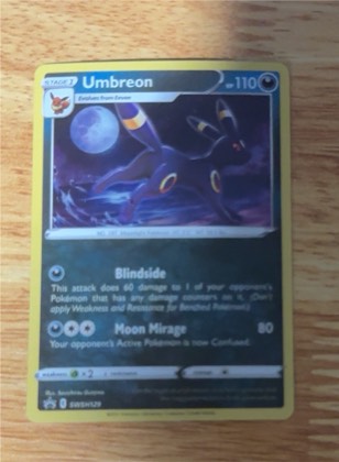 Umbreon - SWSH129, graded 7.0