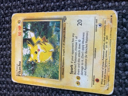 Pikachu, graded 2.0