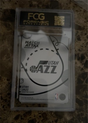 Utah Jazz Match Attax, graded 9.0