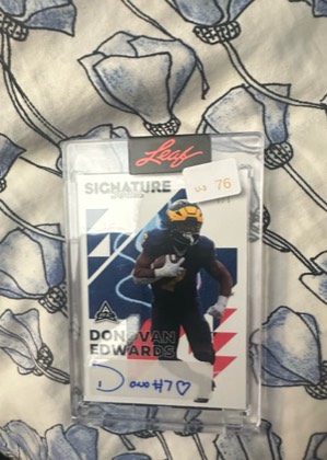 Donovan Edwards, graded 9.5